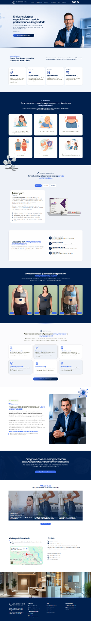 Prévia do site do endocrinologista Dr. Carlos Fernandes